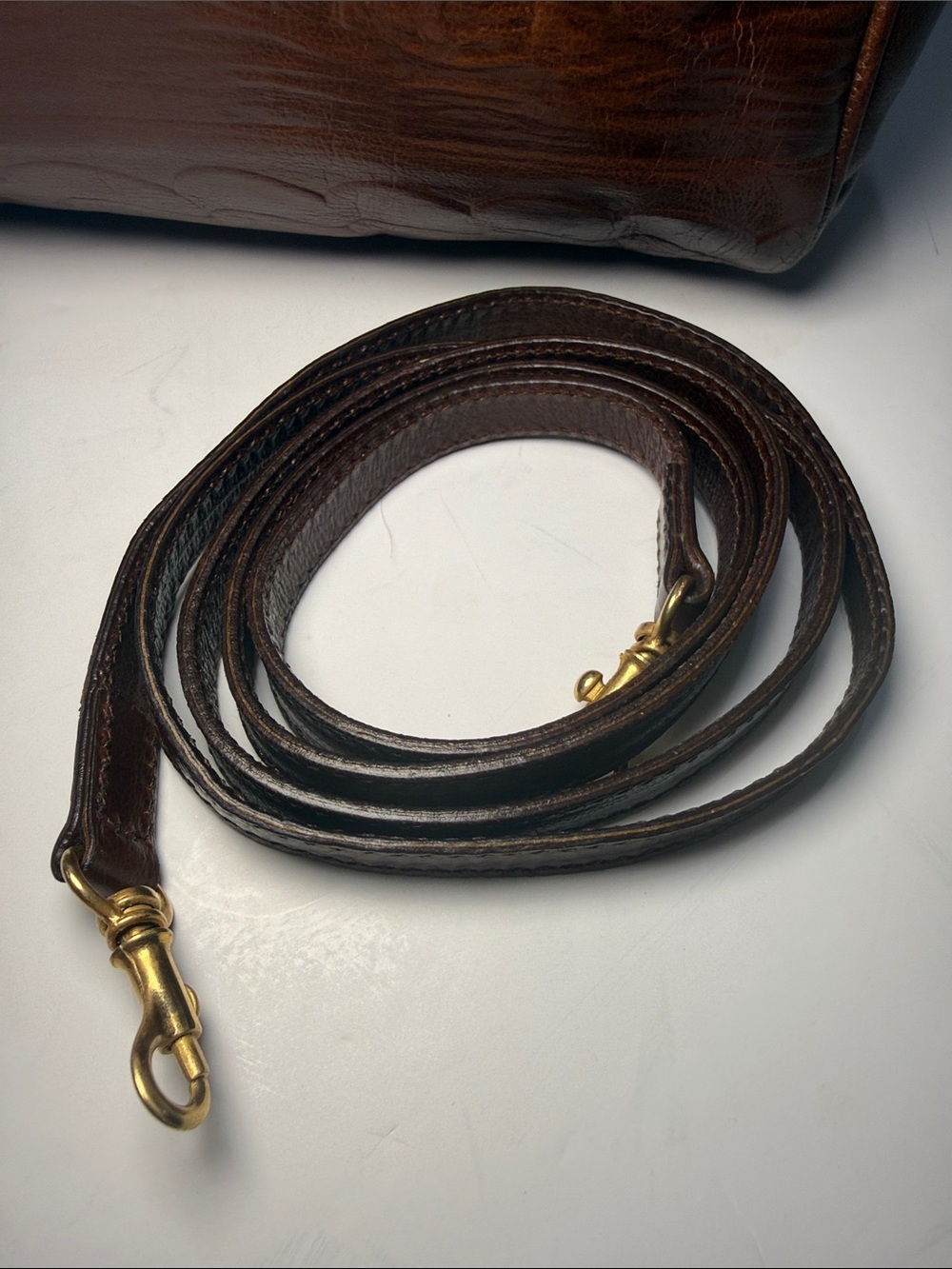 Fendi Rare Vintage S.A.S. Roma Embossed Pictorial Leather Doctor Bag - Picture 5 of 16
